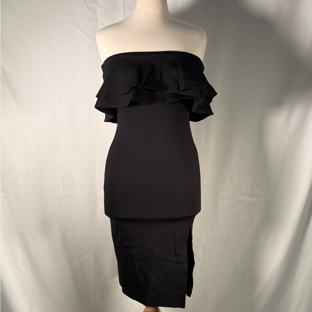Elegant Black Off-Shoulder Dress